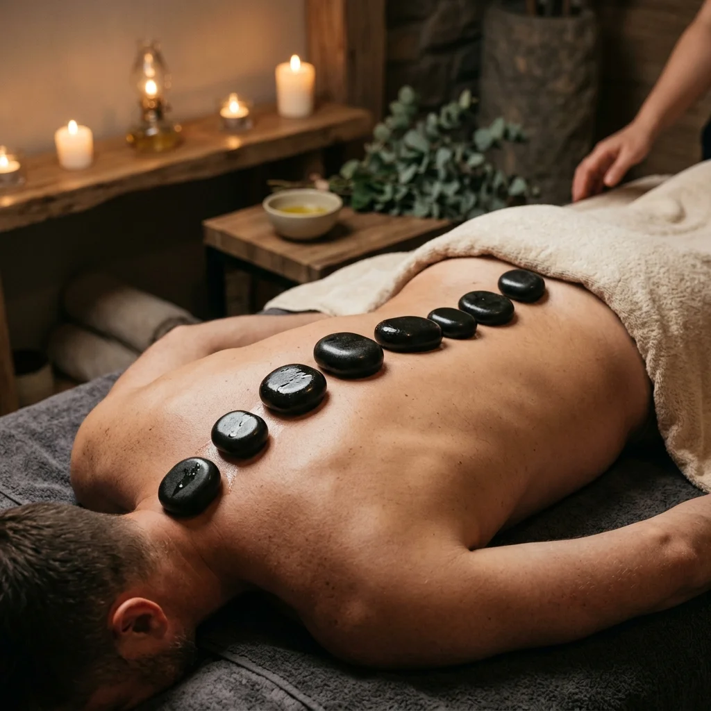 Piedras volcánicas: el poder térmico en la recuperación muscular
